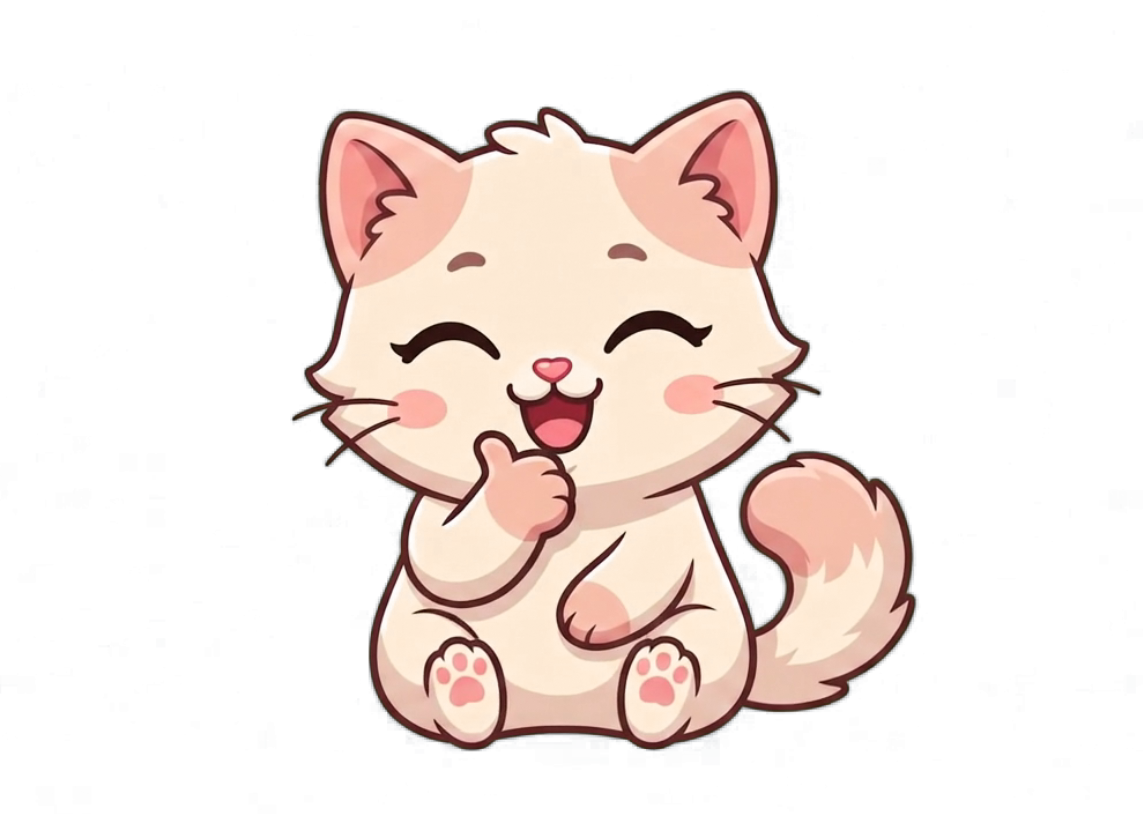 Static Cat Mascot
